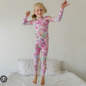 Cotton Candy Tie Dye Little Sleepies Set